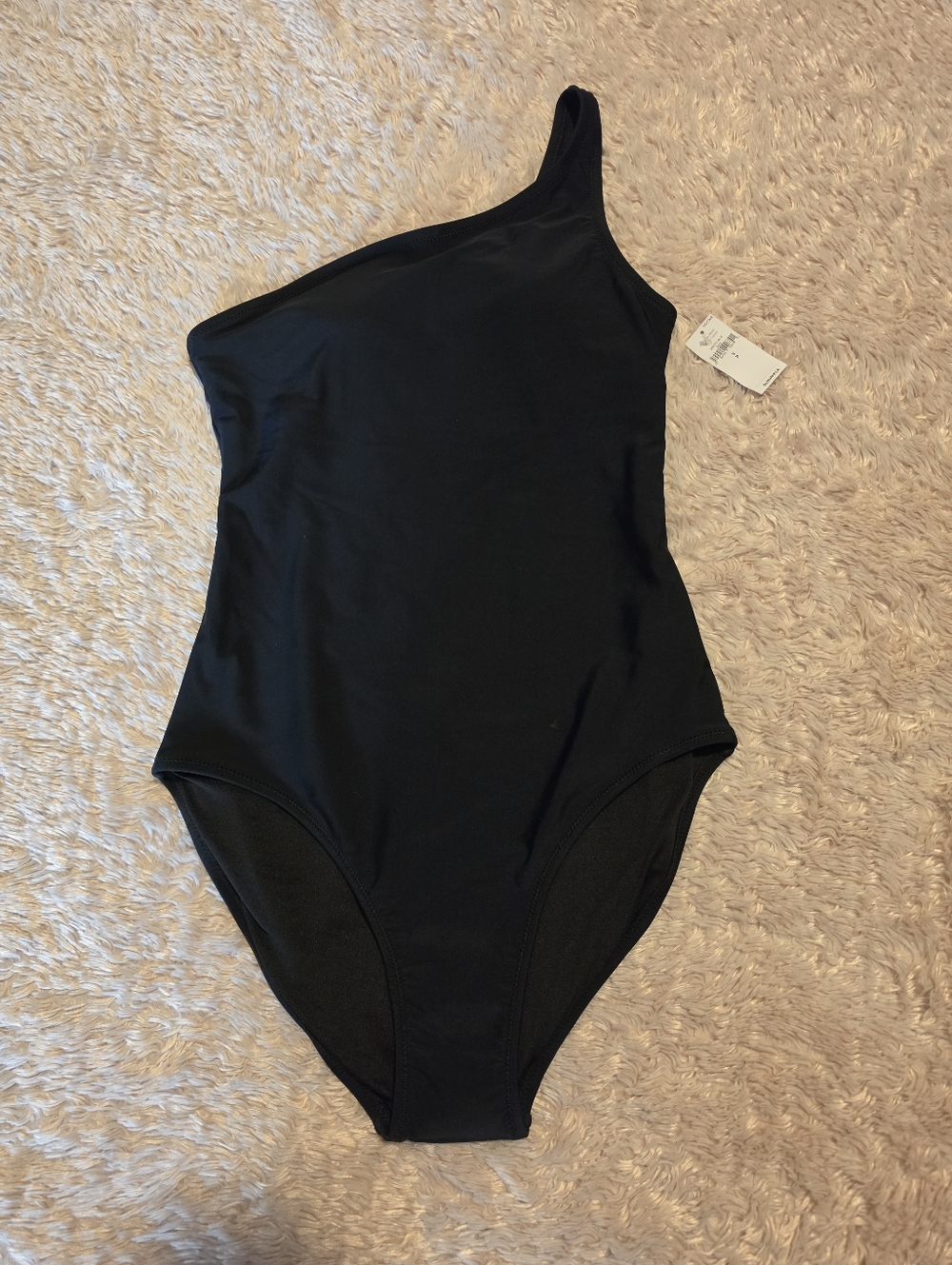 Old Navy One Shoulder One Piece Swimsuit with Shelf Bra Size SMALL